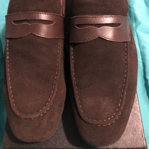 Zanzara Men’s Siena Brown Suede Loafer Size 10 Gently Worn